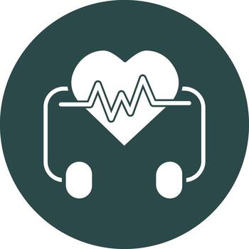 Defribillator Sharp Linear Edge Mark vector