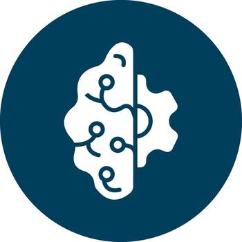 ai usuario interfaz Insignia vector