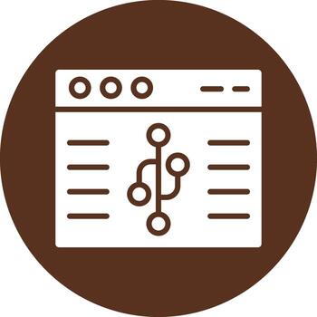 Version Control Digital Application Concept Design vector