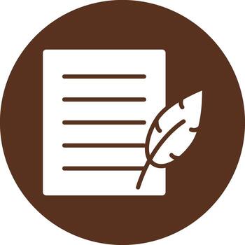 escritura pluma creativo cuadrícula establecido símbolo vector