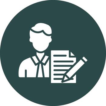 Scriptwriter Interactive Style Symbol vector