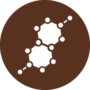 Molecular Structure Interactive User Interface Design vector