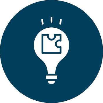 Problem solving Thin Line Art Element vector