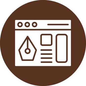 Ui Design Futuristic User Interface Mark vector