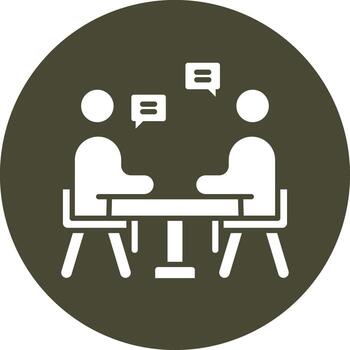 Business Meeting Web Based Design Element vector
