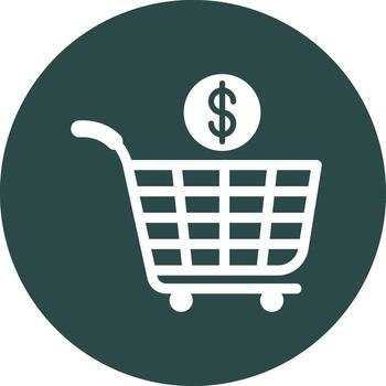 Purchasing Gradient Style Design Element vector