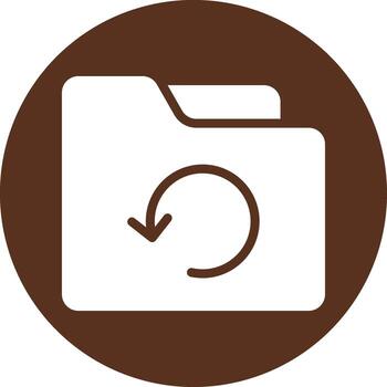 Folder Backup Isometric Web Illustration Piece vector