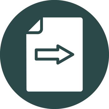 File Move Monotone Sketch Style Design vector