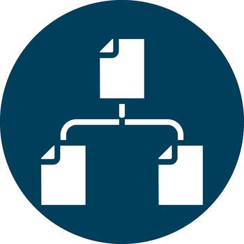 File Structure Gradient Themed Symbol vector