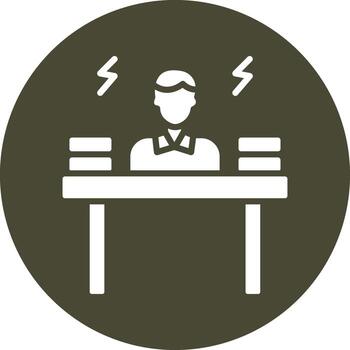 Burden Sharp Linear Edge Mark vector