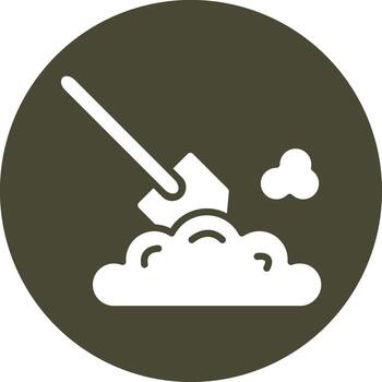 Digger Modern Technology Based Object vector