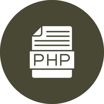 PHP Elegant Abstract Shape Symbol vector