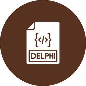 Delphi Interactive Style Symbol vector