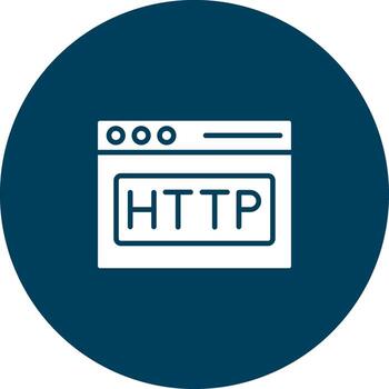 Http Interactive Style Symbol vector