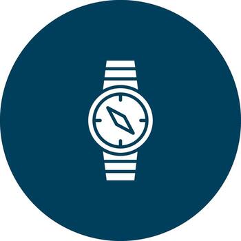 Compass Minimal Design Style Badge vector