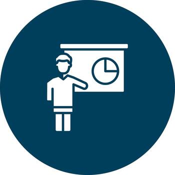 Man Presentation Pixel Grid Based Artwork vector