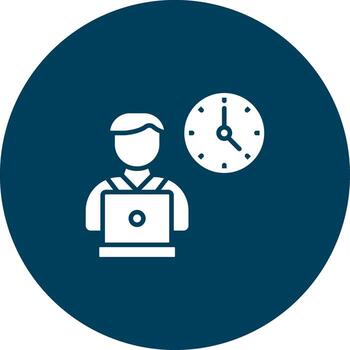 Full Time Responsive App UI Shape vector