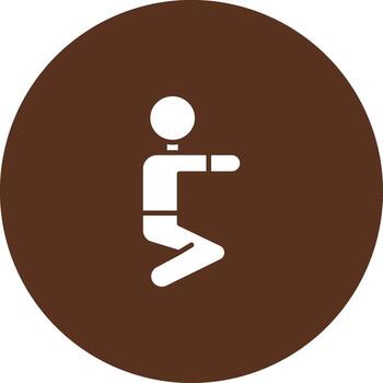 sentadillas resumido marco gráfico objeto vector