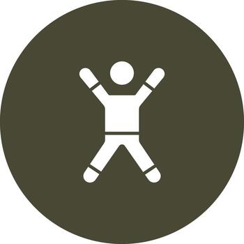 Aerobics Minimal User Interface Element vector