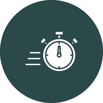 Chronometer Interactive User Interface Design vector