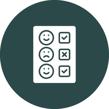 satisfacción encuesta futurista usuario interfaz marca vector