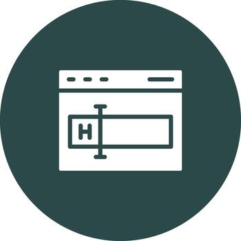 Input Field Creative Grid Based Symbol vector