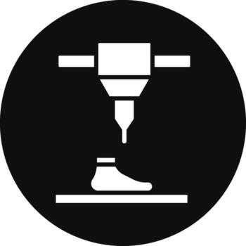 deslizamiento de tierra color bloquear estilo Insignia vector