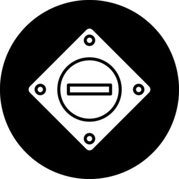 Folder Permissions Thin Line Art Element vector