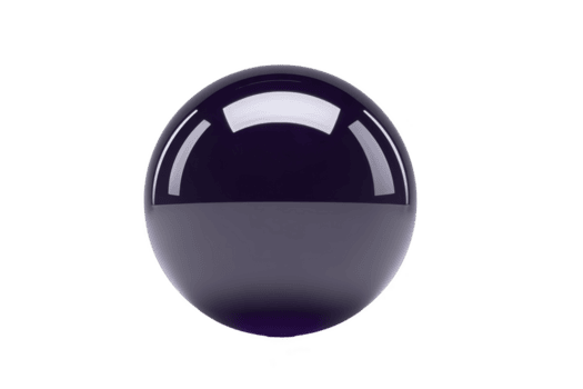 brillante, riflessivo nero sfera con lucido superficie e liscio struttura, isolato su trasparenza sfondo. sfera riflessivo qualità crea moderno e elegante aspetto png