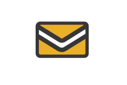 amarillo sobre icono con negro contorno simboliza correo electrónico o mensajería comunicación. sencillo diseño es a menudo usado en digital interfaces a representar enviando o recepción mensajes png