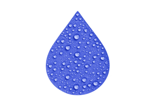 Blau Wasser Tröpfchen gestalten ist bedeckt mit verschiedene Größen von Wasser Tröpfchen, Erstellen erfrischend und sauber Aussehen. Bild symbolisiert Reinheit und Flüssigkeitszufuhr png