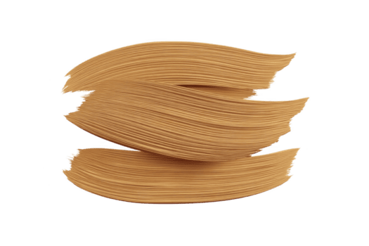 resumen cepillo golpes en calentar beige color crear dinámica y texturizado modelo en transparencia fondo, evocando sentido de movimiento y creatividad png