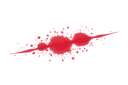 vivace rosso dipingere spruzzo con dinamico schizzare effetto, la creazione di energico e artistico visivo. spruzzo Caratteristiche vario occhiali da sole di rosso, aggiungendo profondità e movimento per composizione png