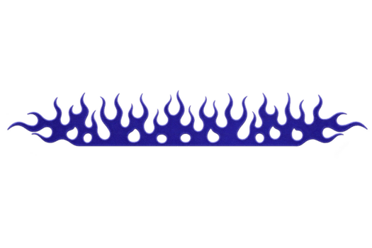 vibrant bleu flamme frontière conception avec dynamique et énervé apparence, parfait pour ajouter audacieux accent à Créatif projets. flammes sont stylisé, création sens de mouvement et énergie png