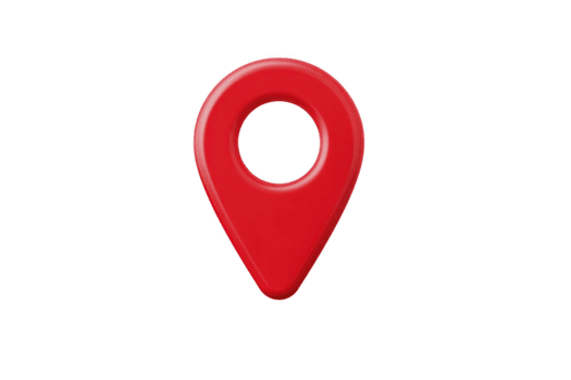 rosso Posizione perno icona trasparenza sfondo, simboleggiante navigazione o carta geografica Posizione. perno è semplice e moderno, spesso Usato digitale mappe per indicare specifico punto di interesse.posizione perno icona png