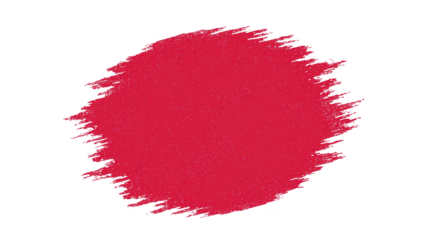 vivace rosso circolare pennellata crea grassetto e artistico visivo elemento. Questo Impressionante design può essere Usato nel vario creativo progetti, aggiungendo toccare di colore e energia png