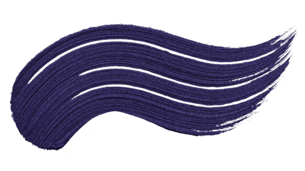 Vibrant purple paint stroke creates dynamic and artistic visual element, perfect for backgrounds or design projects. Its smooth texture and flowing shape evoke creativity and expression png