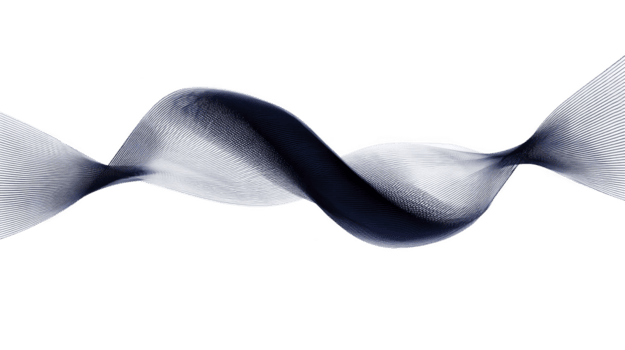 fluindo abstrato onda Projeto dentro tons do azul e branco, criando sentido do movimento e elegância. isto gráfico elemento pode realçar vários digital projetos e apresentações png
