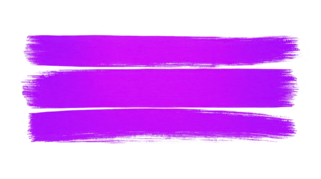 Vibrant purple paint strokes create bold and artistic background, perfect for design projects or creative expressions. dynamic texture adds depth and visual interest png