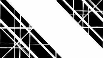 dinamico nero e bianca animato geometrico modello con intersecano linee, la creazione di un' moderno e astratto design. ideale per sfondi, digitale arte, e creativo progetti. video