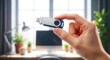 portable data storage securely holding your digital life in your hand photo