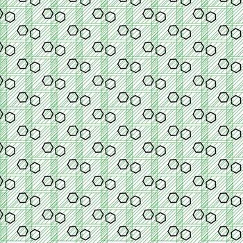 A rounded circle pattern with lines vector