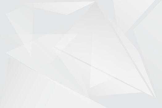 Minimalist white gray geometric polygon abstract background design pattern texture elegant vector