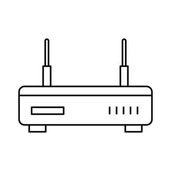inalámbrico Internet enrutador dispositivo vector
