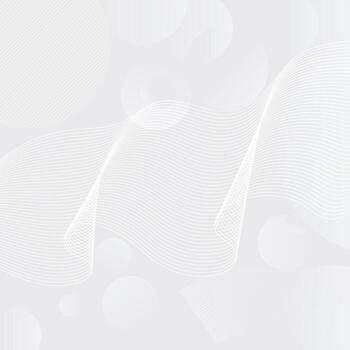 Raster white geometric abstract texture overlap layer on bright space. Lines effect decoration for banner. Graphic design circles wave elements. vector