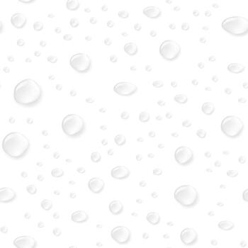 seamless drops pattern on white background. vector