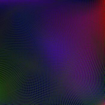 resumen brillante ola líneas en de colores antecedentes. a rayas líneas textura. dinámica ola modelo. moderno fluido ondulado líneas. futurista tecnología concepto. vector