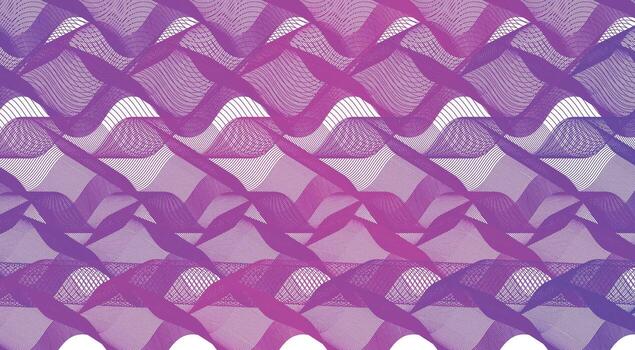 Blend Wavy Lines Curved Smooth Purple Gradient Abstract Background Design Illustration vector