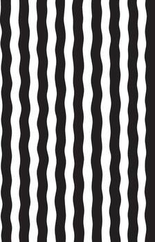 Abstract black and white vertical stripes with textured ripples creating a dynamic visual pattern vector