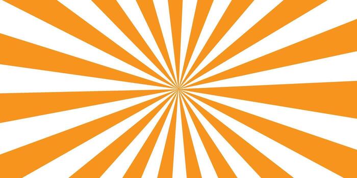 Dynamic orange and white radial burst background with vivid lines, perfect for abstract designs, energetic graphics, and modern creative projects. vector